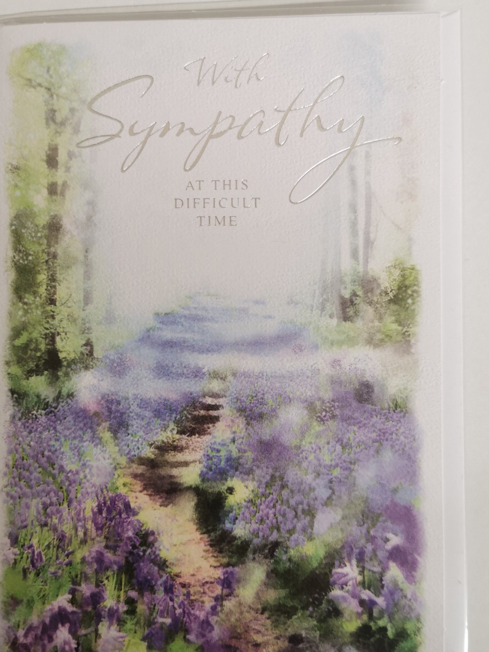 With sympathy